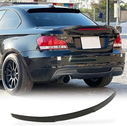 MCARCAR KIT Alerón trasero de fibra de carbono para BMW Serie 1 E82 Coupé 2007-2013 Factory Outlet 116i 118i120i 125i 128i 130i 135i Auto CF Tapa disponible en Yaxa Guatemala