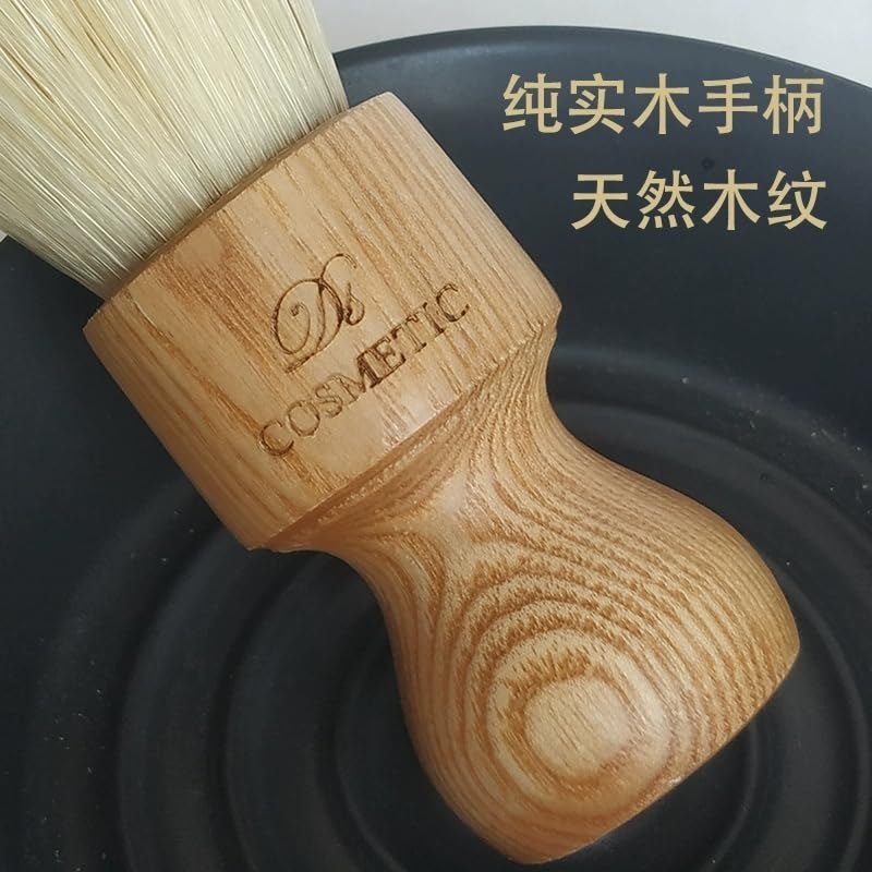 break in Boar Bristle Hair Shaving Brush for Men 26mm Soft and Good Backbone Hair Knot with wooden Handle