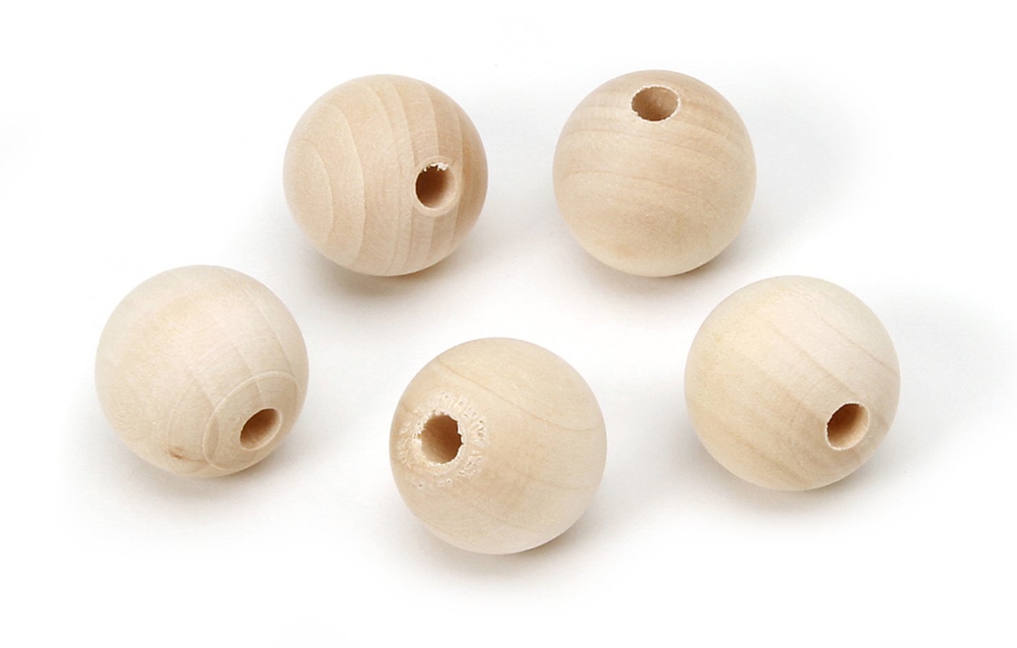 Perline In Legno Rosse, 20 Mm, Dipinte Lisce, Distanziatori, Per - Foto 12