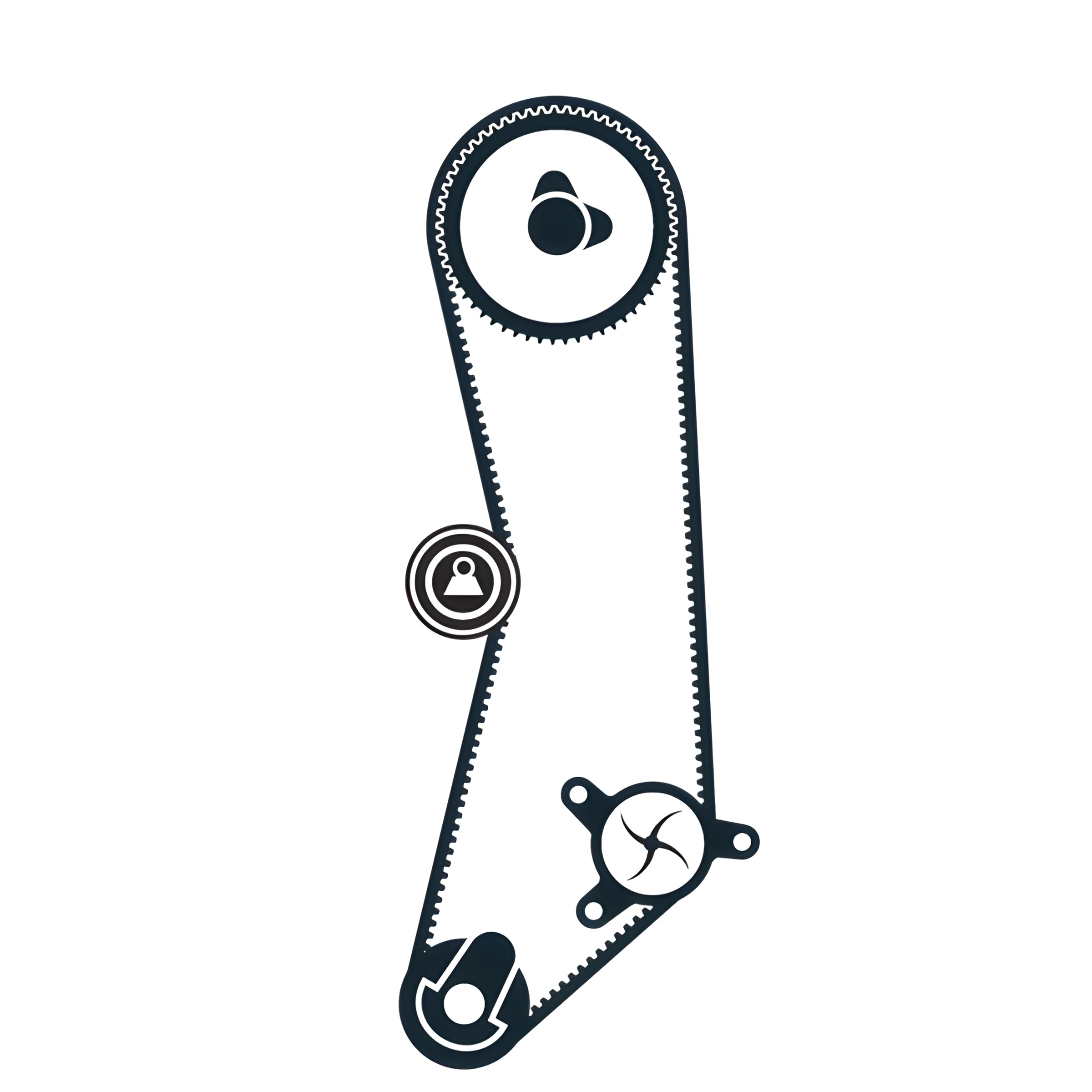 Skf Vkmc 02200 Kit Tendicinghia Con Pompa Acqua-image