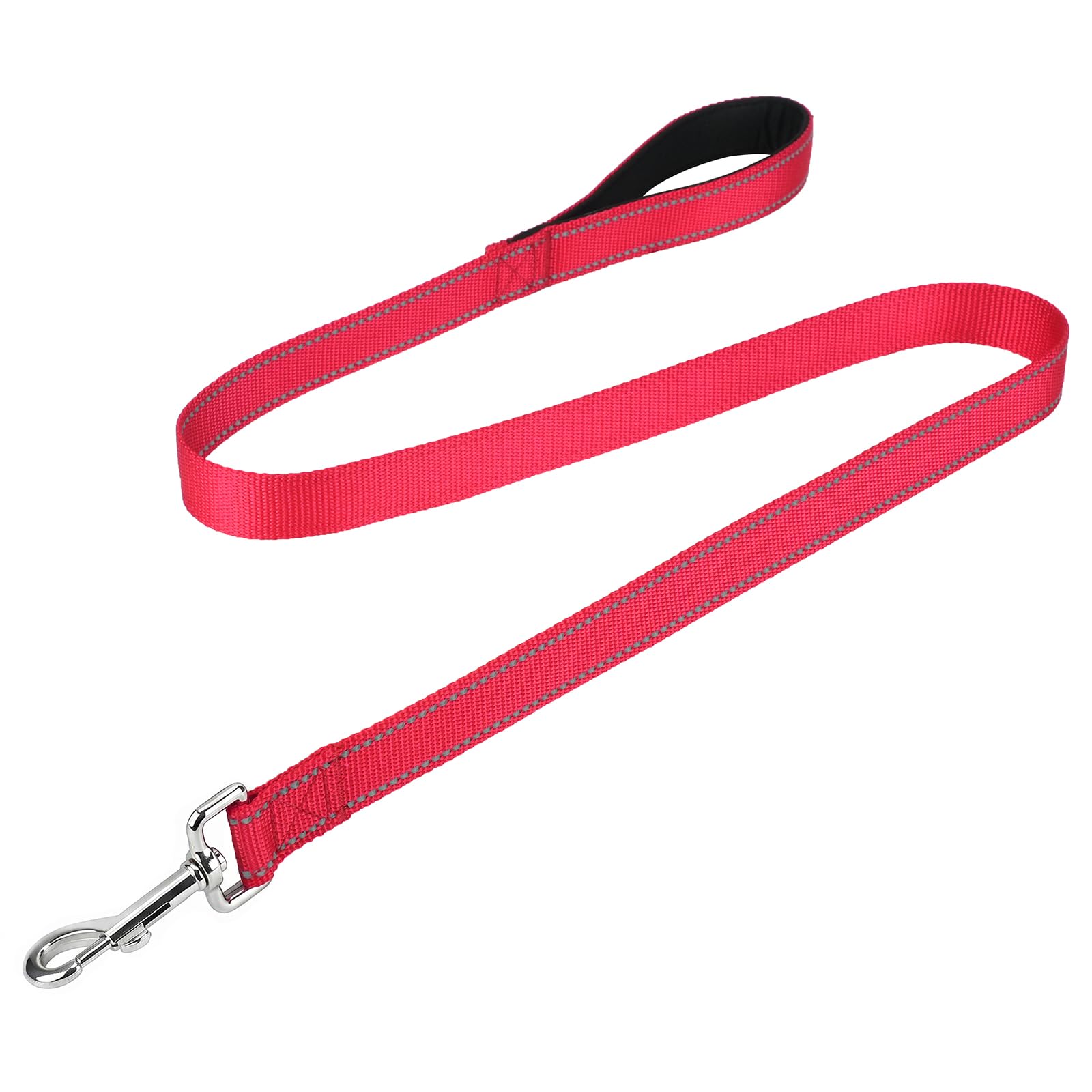 FunTags Reflective Nylon Dog Leash for Medium & Large Dogs, 4FT Training — image 1