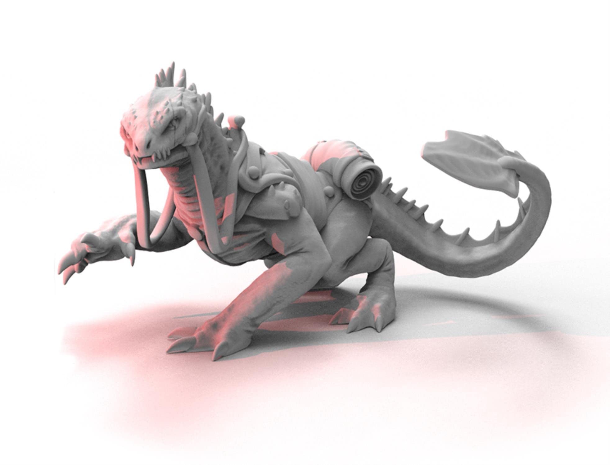 Kit de figurines en résine 110mm Ancient Dragon Cub, miniatures non assemblées et non peintes / XA-0587 Goodmoel