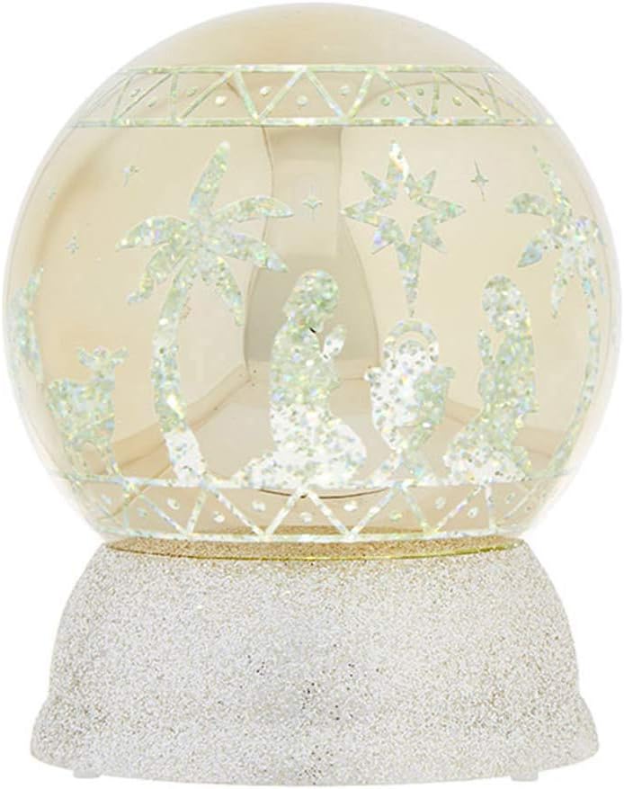 Raz Imports 5.75" Nativity Baby Jesus Lighted Water Globe