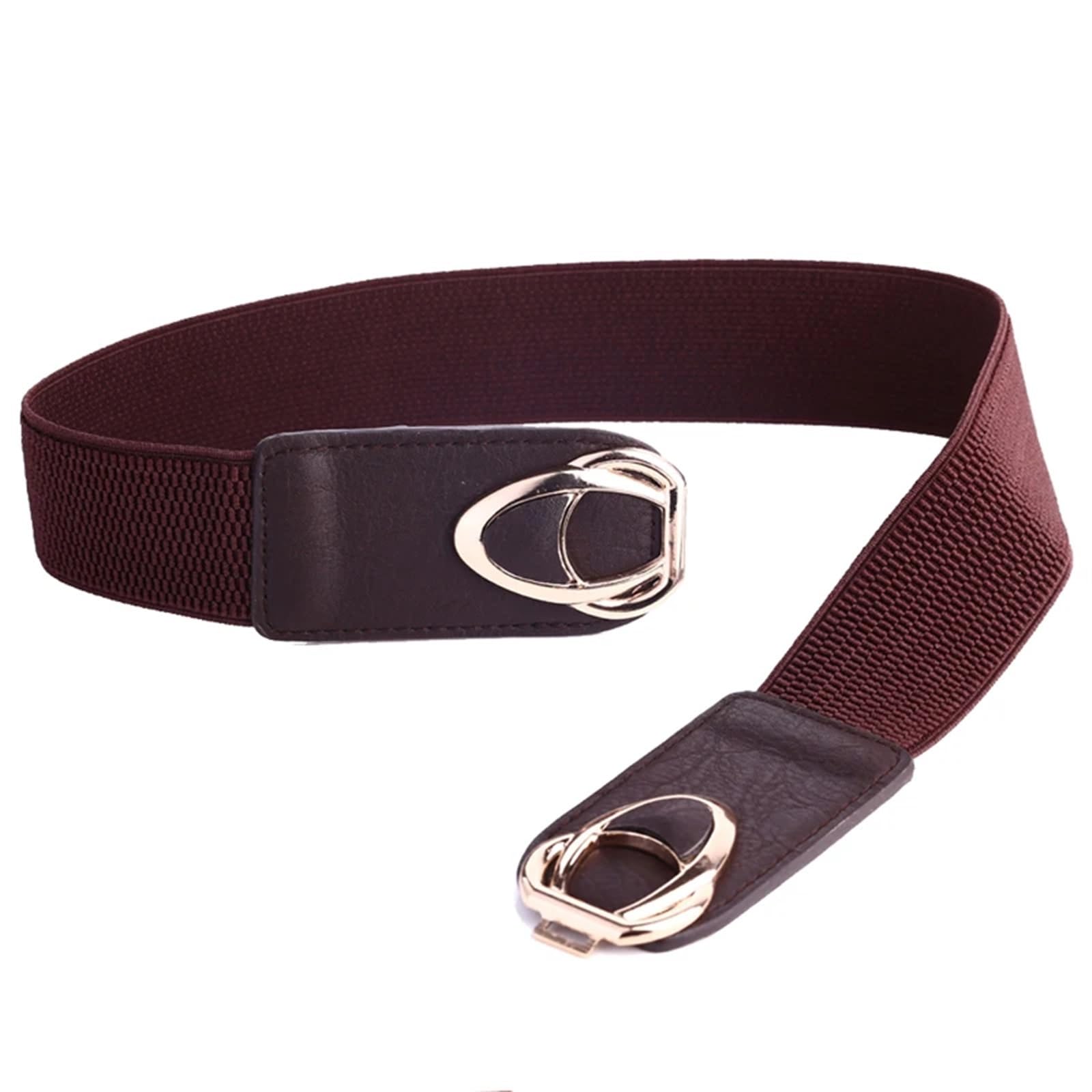 Ceintures pour Femme Ceinture en cuir PU élastique larges femmes Stretch taille épaisse robe grande