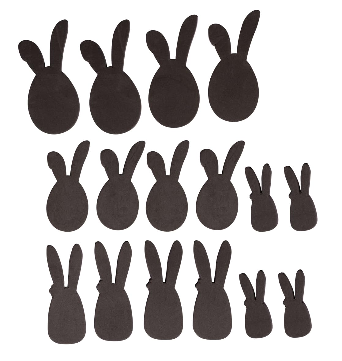 Rayher Nupsi 30242000 Easter Bunny Placeholder 2 Designs Assorted Pack of 16