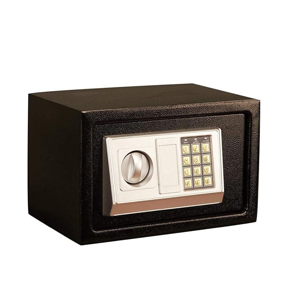 Electronic Anti-Theft Safe Box with Keypad Steel Money Safe for Home Office Protect Cash Valuables 31x20x20CM