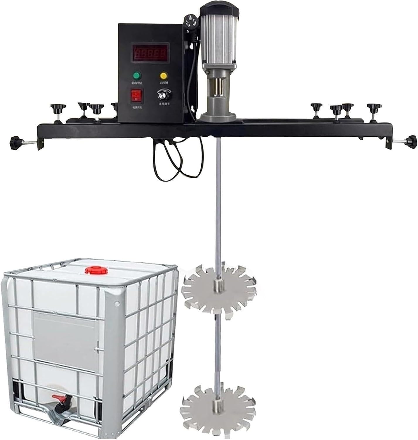 Air Agitator Mixer Machine Electric Paint Commercial Stirring 980W Container with Support Hanger Mixing for Ink Dissolver