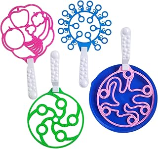 ibasenice 5 Pcs Bubble Wands for Kids Outdoor Toy Kids Outdoor Toys Blowing Bubble Soap Tools Bubble Stick Blowing Bubble Toy Bubble Blower Cartoon Child DIY Tools Blowing Bubble Tools