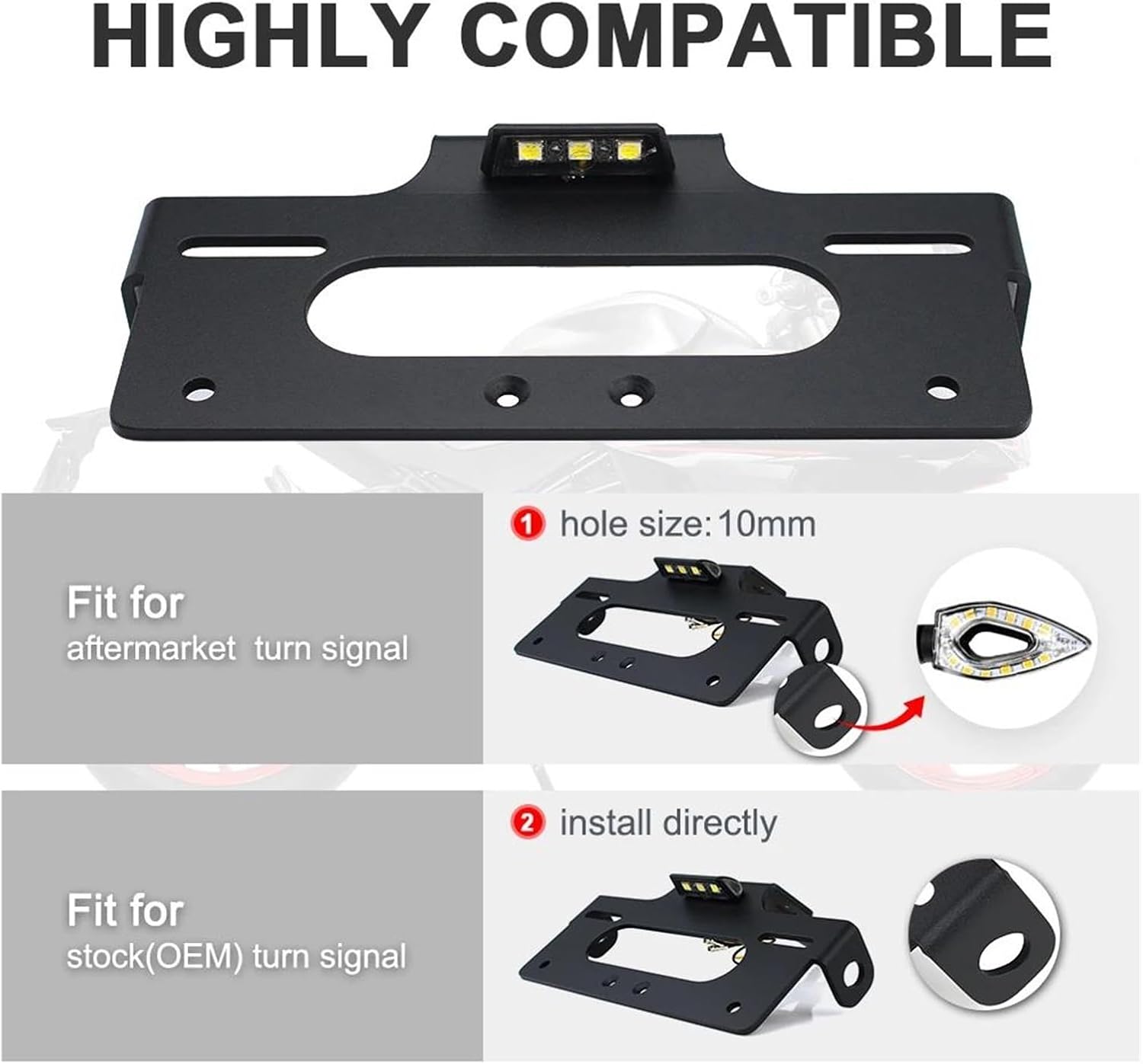 バイク用 ナンバープレートホルダー ナンバープレートステーホルダー バイク用 ナンバープレートホルダー ナンバープレートステーホルダー