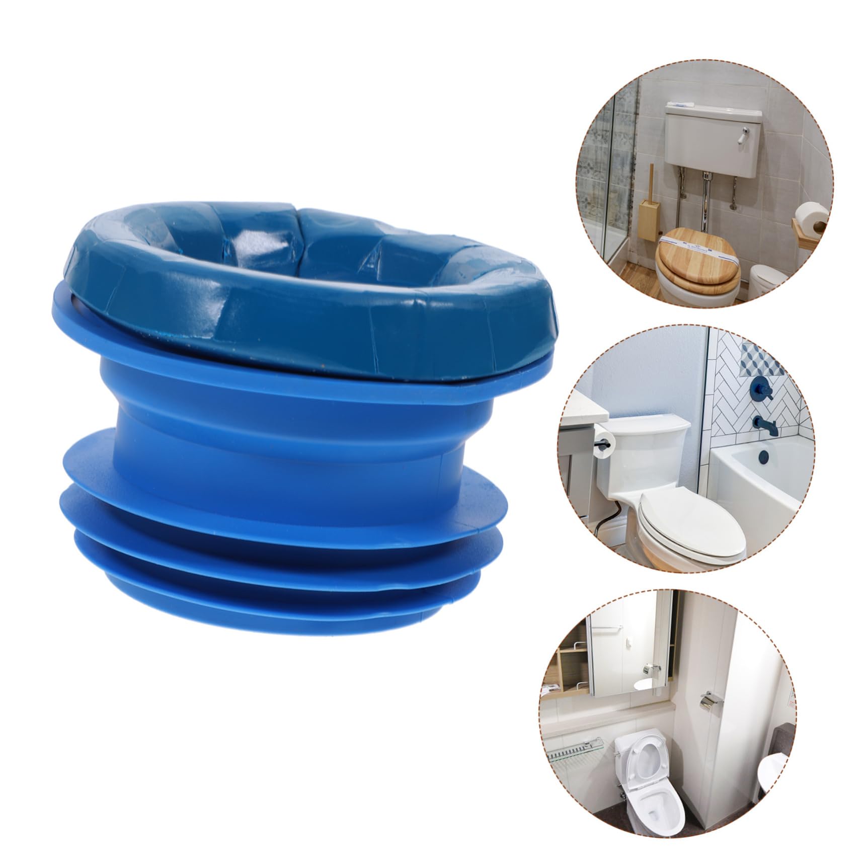 Gatuida Gomma Anello Di Tenuta Per Wc Guarnizione in Gomma Per Tazza Del Wc Sigillo Per Anello Per Tazza Del Facile Da Installare