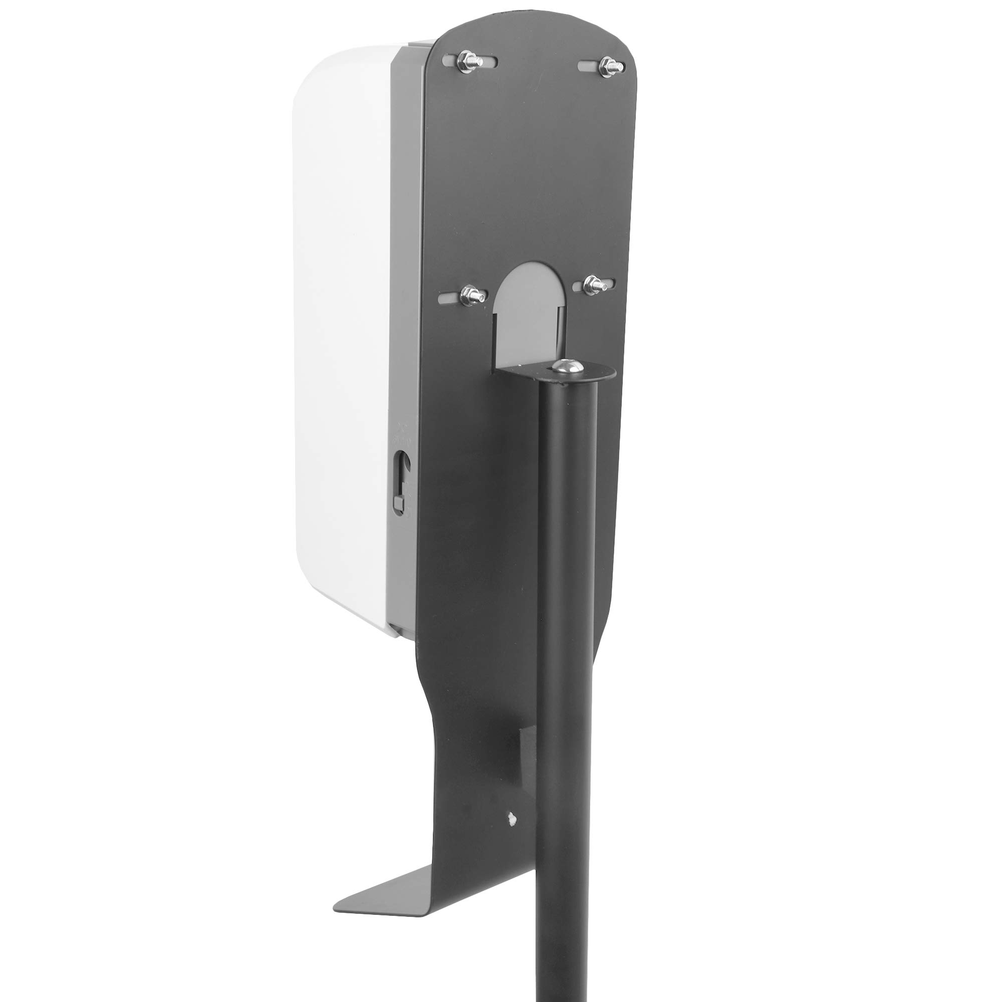 Distributeur automatique de désinfectant pour les mains avec support au sol, capteur sans contact activé mains libres, hauteur réglable, distributeur de savon rechargeable avec support, école