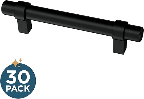 Miniatura 9 de Franklin Brass Tirador de armario de barra envuelta simple, acero inoxidable, mango de cajón de 3-34 pulgadas (3.780 in), paquete de 30,