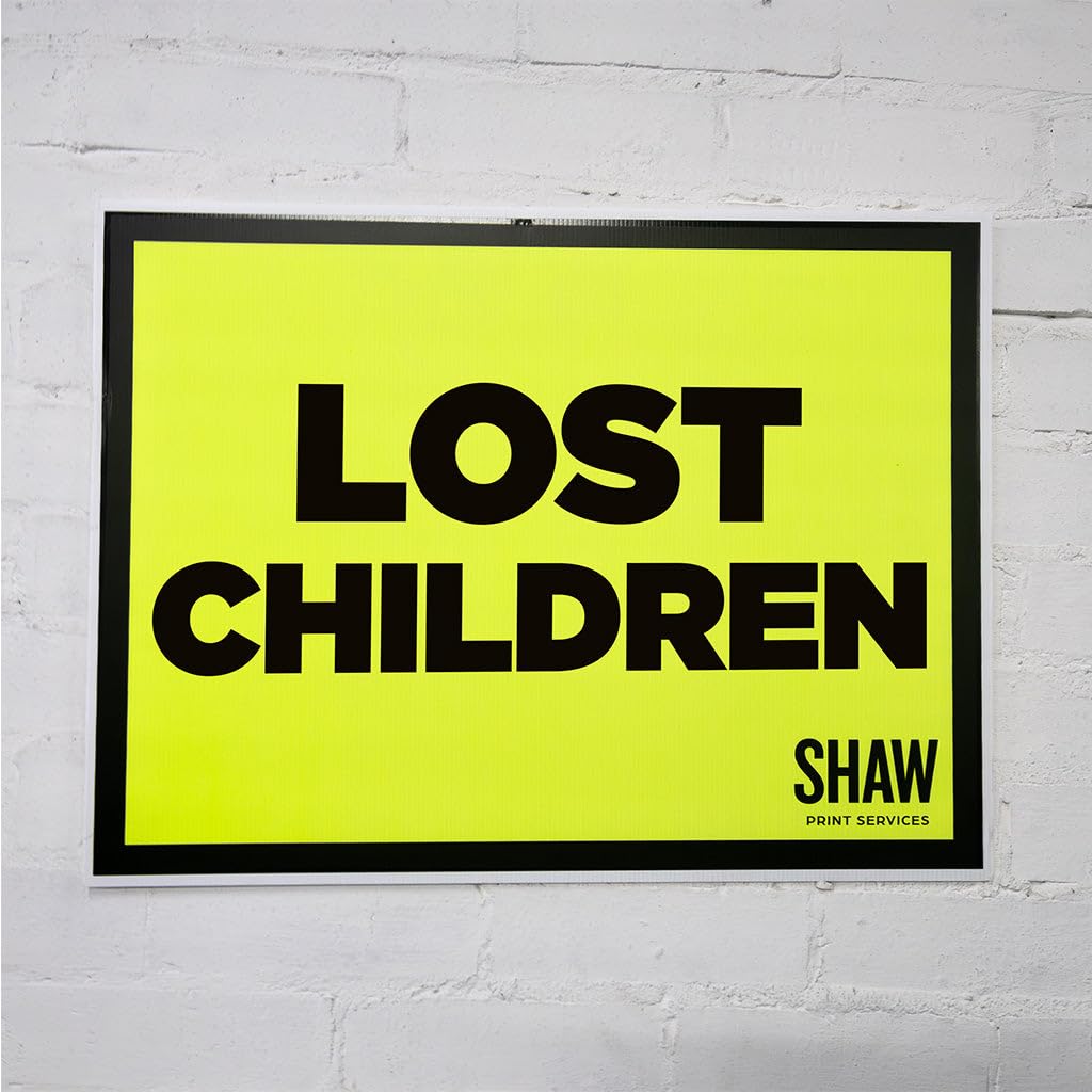 Lost Children Event Sign (Landscape)