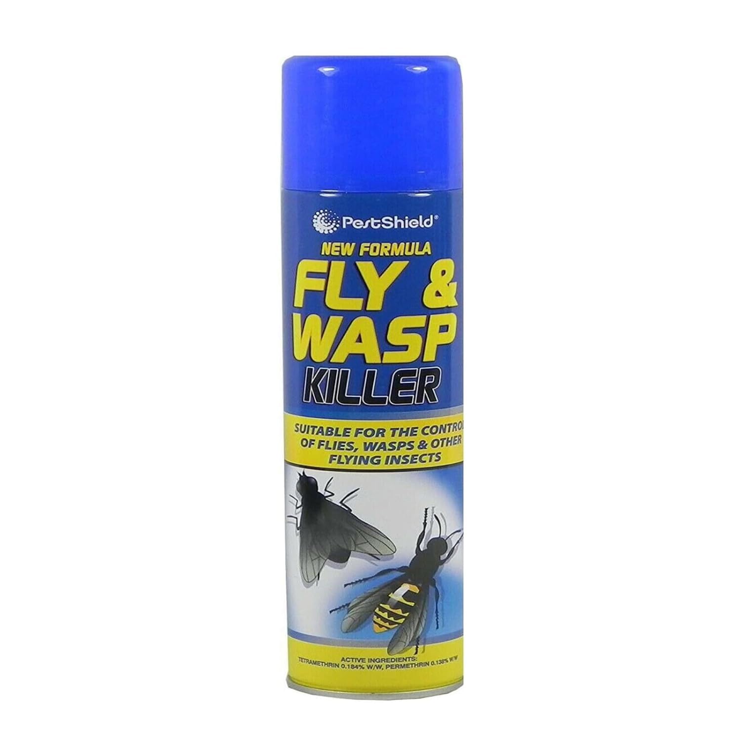 FAMBIZ Fly & Wasp Insect Killer Spray, Mosquito Fast Acting, Versatile Spray, Lightweight, Hand-Eye Coordination, Compact And Portable, Easy To Apply, Wasps And Other Flying Insects, 300ml (1pcs)