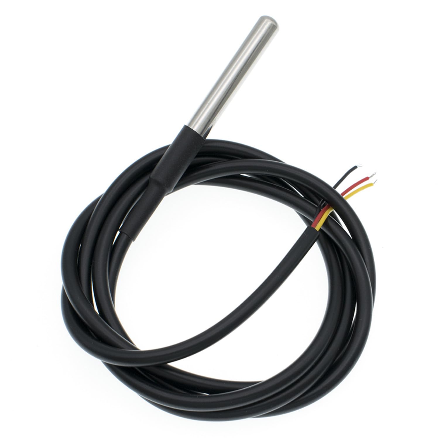 amiciSense DS18B20 Waterproof Temperature Sensor – 3 Meter Cable | -55°C to +125°C Range | Stainless Steel Probe | High Accuracy ±0.5°C | Uno & Raspberry Pi Compatible-image-15