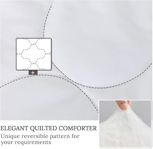 Miniatura 5 de Sleepwish - Juego de edredón con estampado de perros de razas pug, corgi, retriever en acuarela, tamaño individual, juego de cama de perro dibujado,