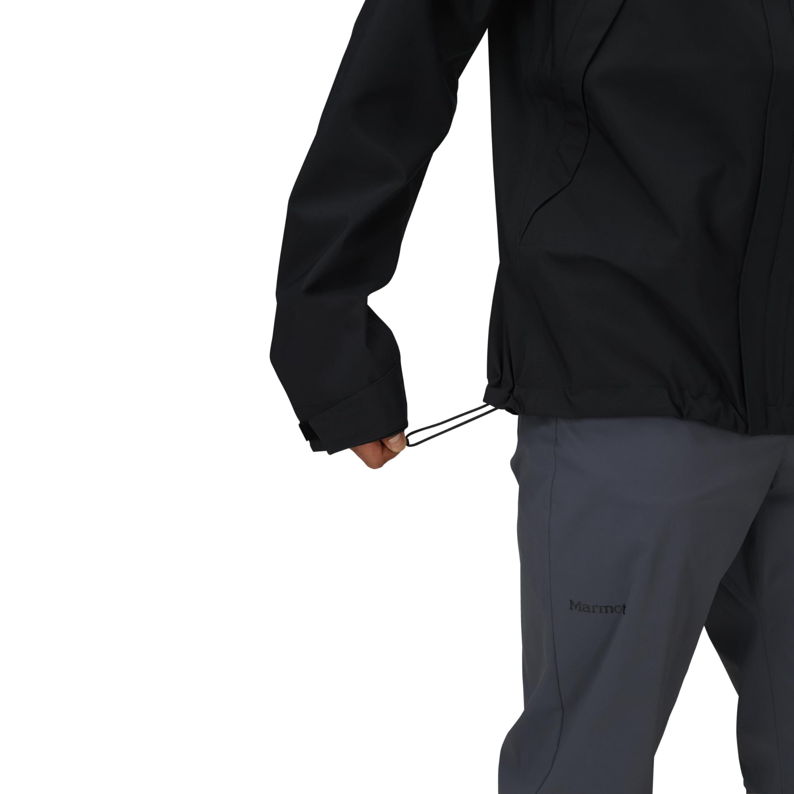 Marmot Men's PreCip Eco Pro Jacket, Waterproof Jacket, Lightweight Hooded Rain Jacket, Windproof Raincoat, Breathable Windbreaker, Ideal for Running and Hiking