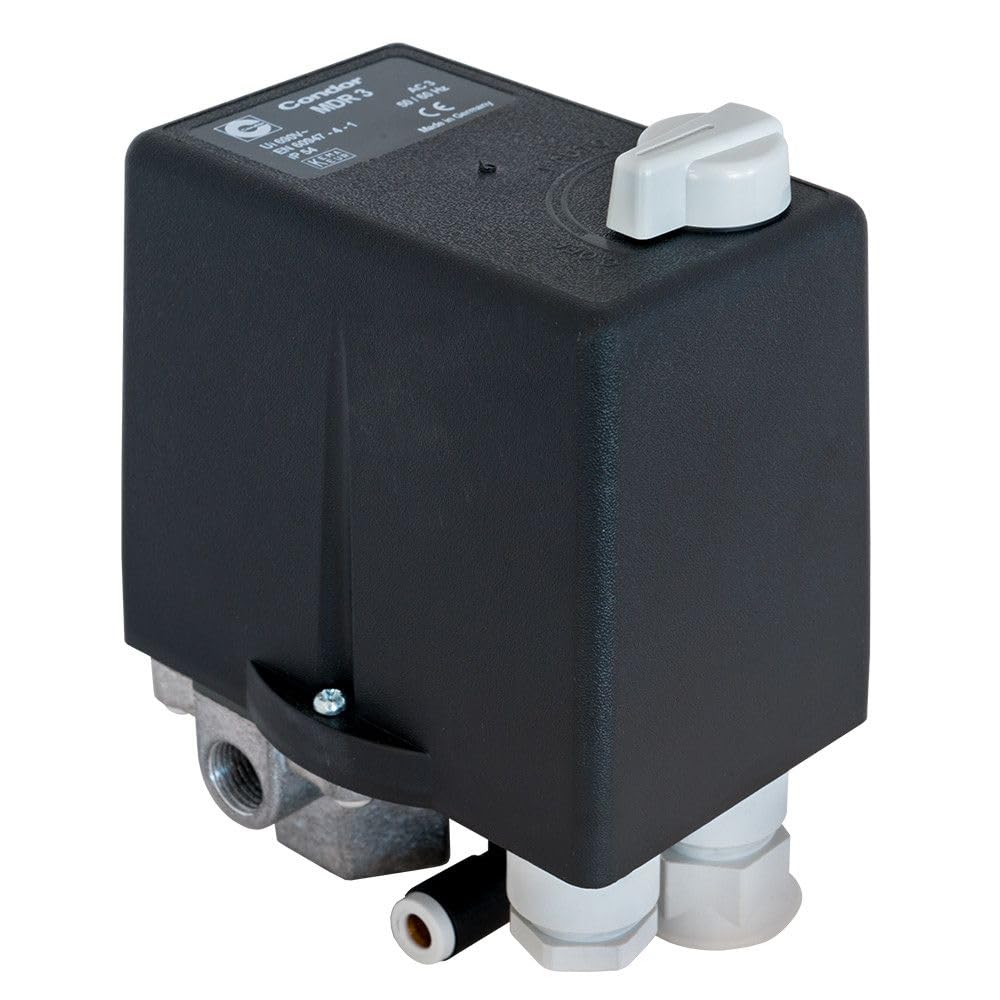 AIRPRESS - CONDOR Interruptor de presión con relé térmico 400V1/4" 12 bar 16 A