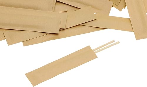 Miniatura 7 de ONLKXY - 200 pares (400 piezas) palillo de dientes de bambú natural para restaurante hotel vajilla decoración herramientas