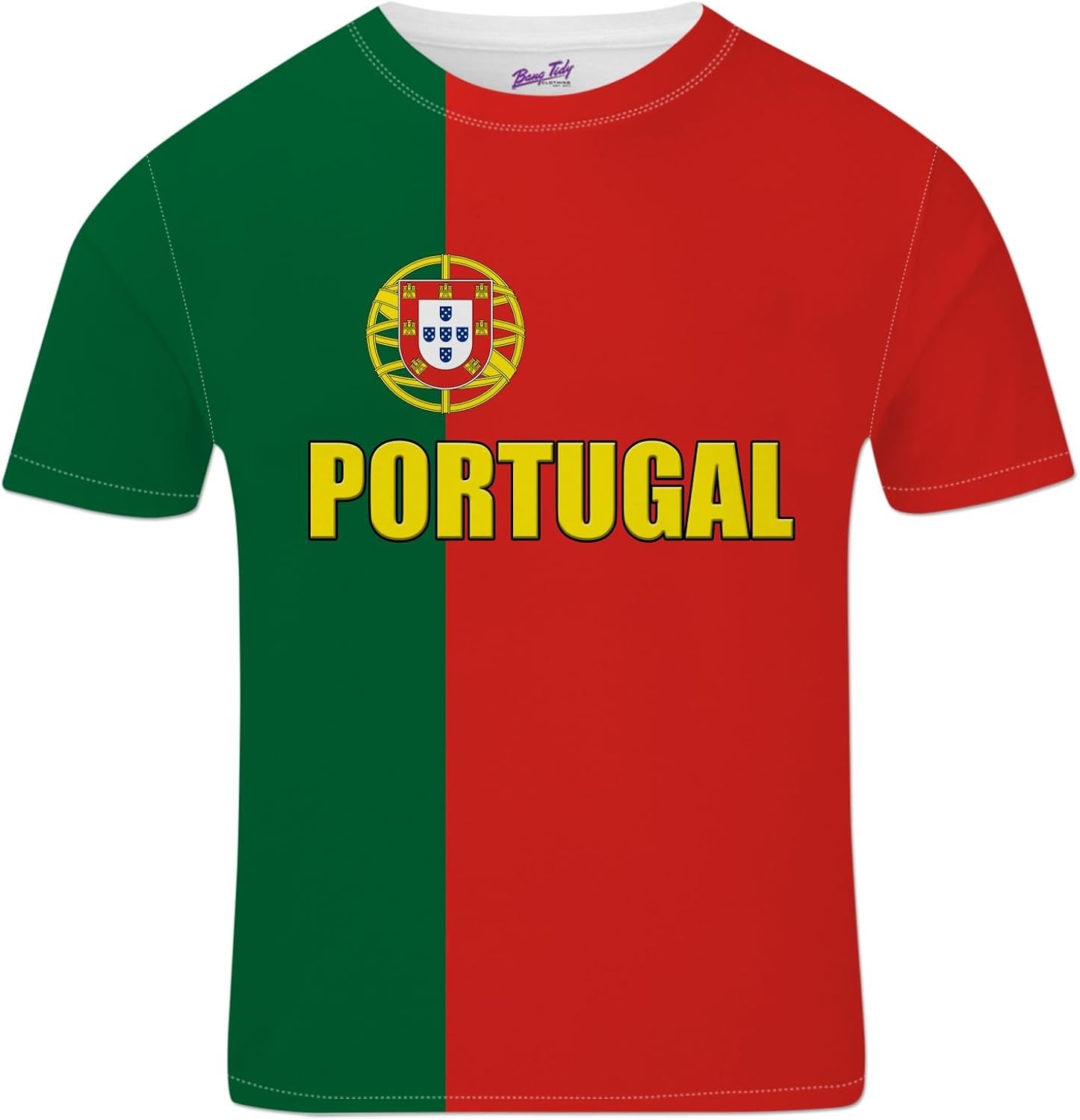 Portugal Football Shirts for Men Portuguese Team Flag T Shirt Fans Gift