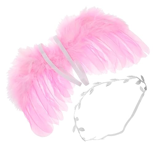 IWOWHERO 1 Set Props Performance Angel Wings for Kids Girls Kids Performance Wings Costume Wing Fairy Wing Fairy Wands The Flowers Child Ornament