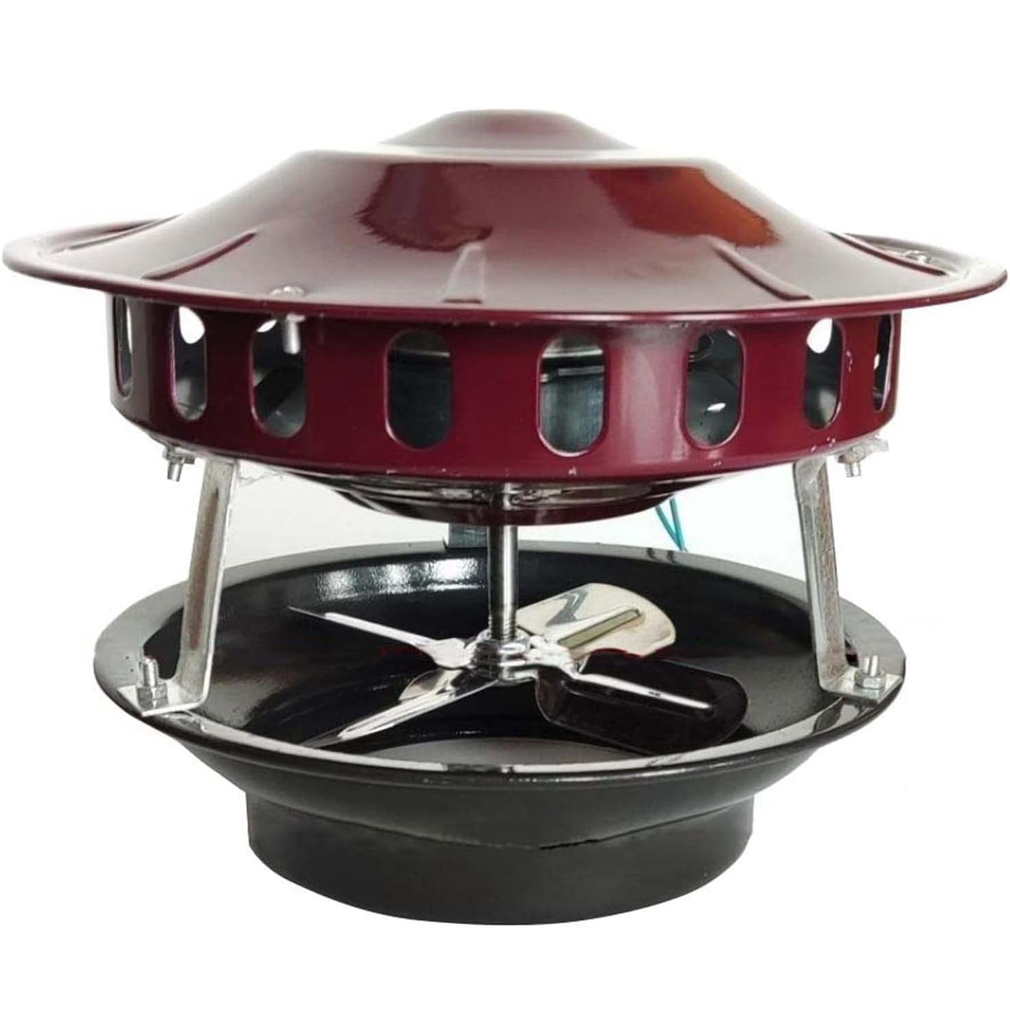 Ventilateur de cheminee 80W extracteur de fumee electrique pour conduit de tirage
