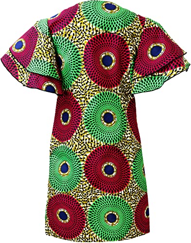 Image of SHENBOLEN Women African Print Jacket Dashiki Traditional Top Dress