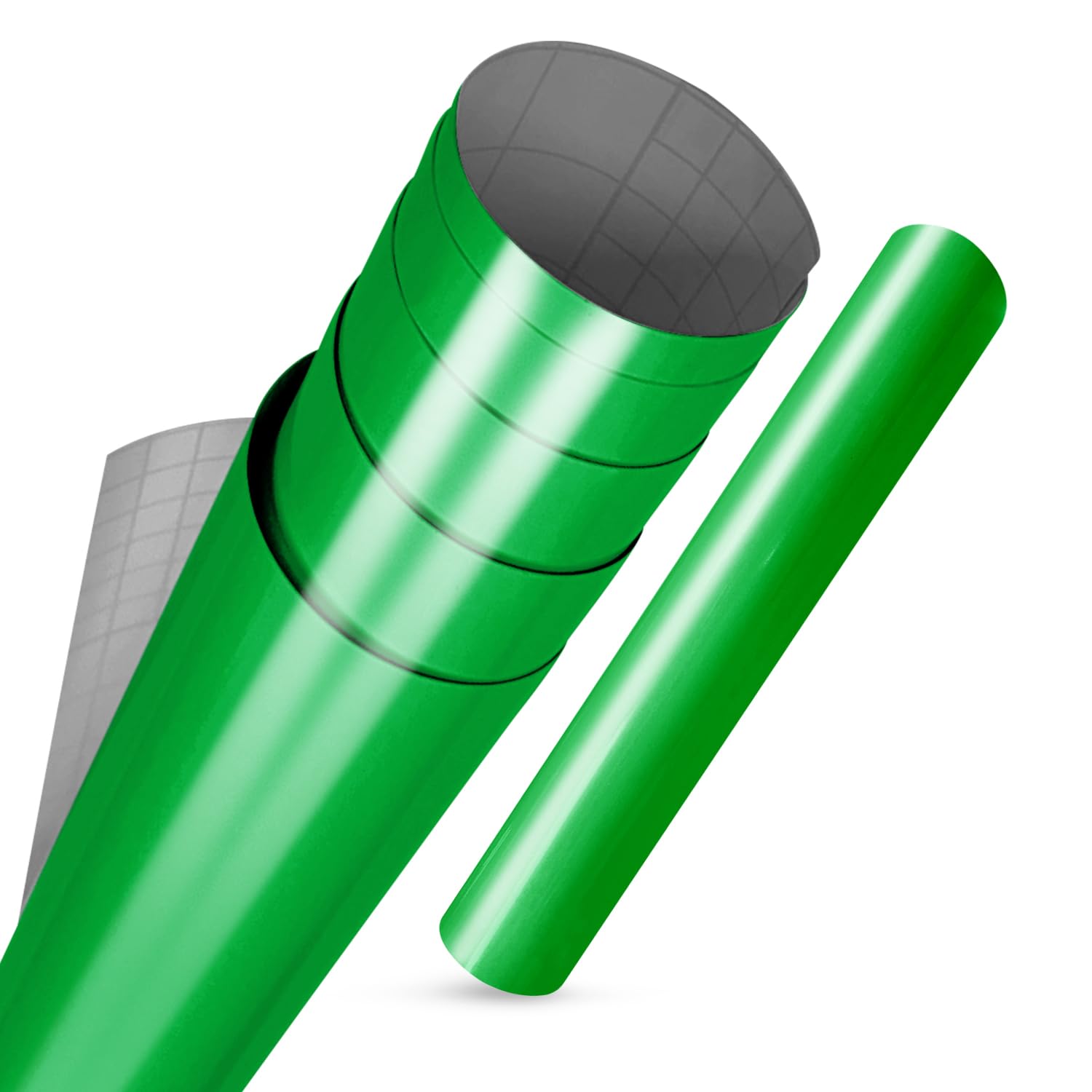 vgoltd Furniture Stickers Gloss Self Adhesive Vinyl Wrap Sticky Contact Paper Roll for Kitchen Countertop Cupboard Cabinets Wardrobe & Tabletops (Bright Green, 30 x 100 cm)