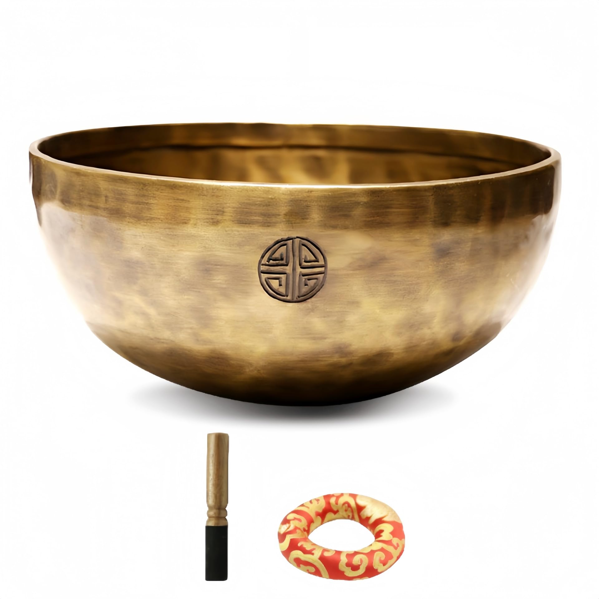 Fay Bless Set di campane tibetane fatte a mano, per meditazione nepalese con luna piena, per yoga, guarigione dei chakra, terapia del suono, sollievo dallo stress, consapevolezza e decorazione per la