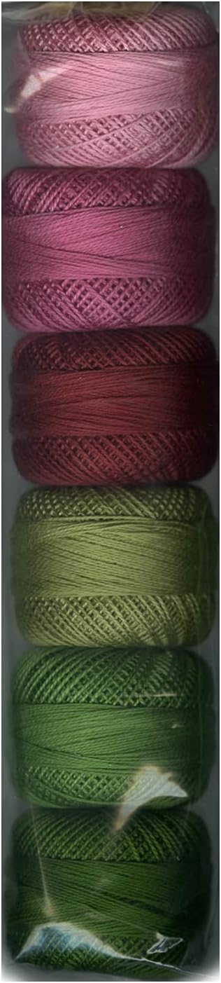 Presencia Pearl Cotton Size 12 Thread Sampler Pack Yule