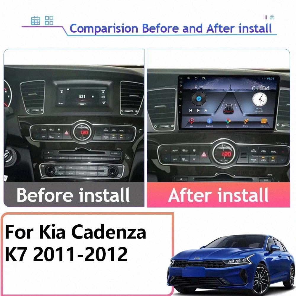 Odtwarzacz Multimedialny 2-Din dla GAZ Gazelle Next 2013-2021 Bezprzewodowe Carplay I Android Auto, Pojemnościowy Ekran Dotykowy, Nawigacja Gps Radio Fm Z, 4 Rdzeń 1G+16G