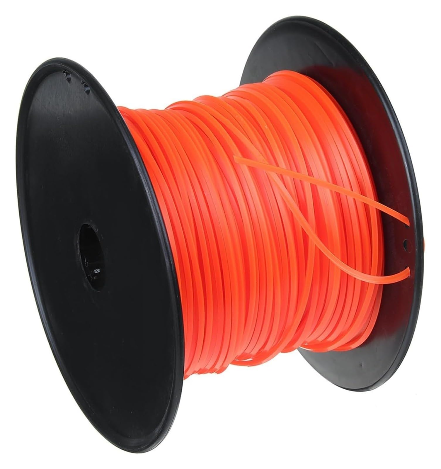 Fil de coupe 30 m/50 m 2,4 mm rond en nylon orange