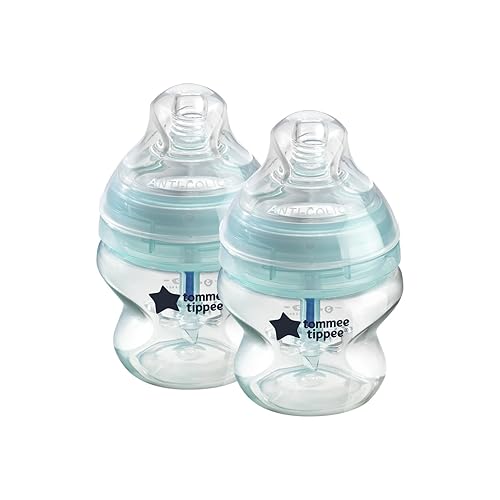 Tommee Tippee Closer to Nature biberón anticólicos., 2 unidades, Translúcido