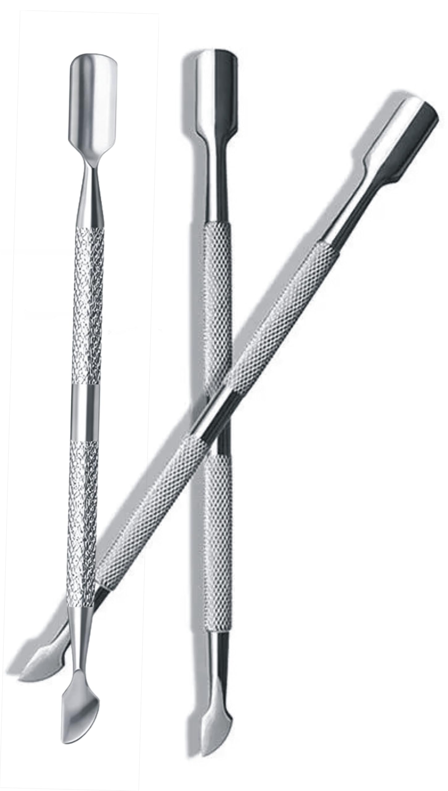 Pack of 3 Stainless Steel Cuticle Pusher Remover Tool Set Manicure Kit Dual Ended Nail Tool Professional Grooming Accessory Salon Quality Nail Care Durable Stainless Steel Cuticle Cleaner-image-38