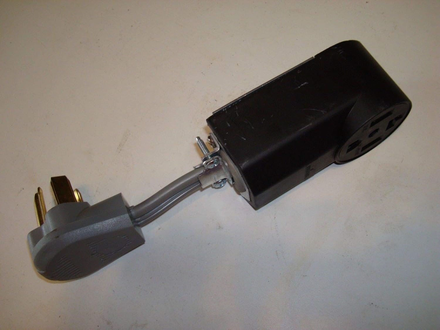 Dryer Power Cord Adapter, 3-Prong Plug To 4-Prong Outlet, Male To Female Electric Converter. FX1457