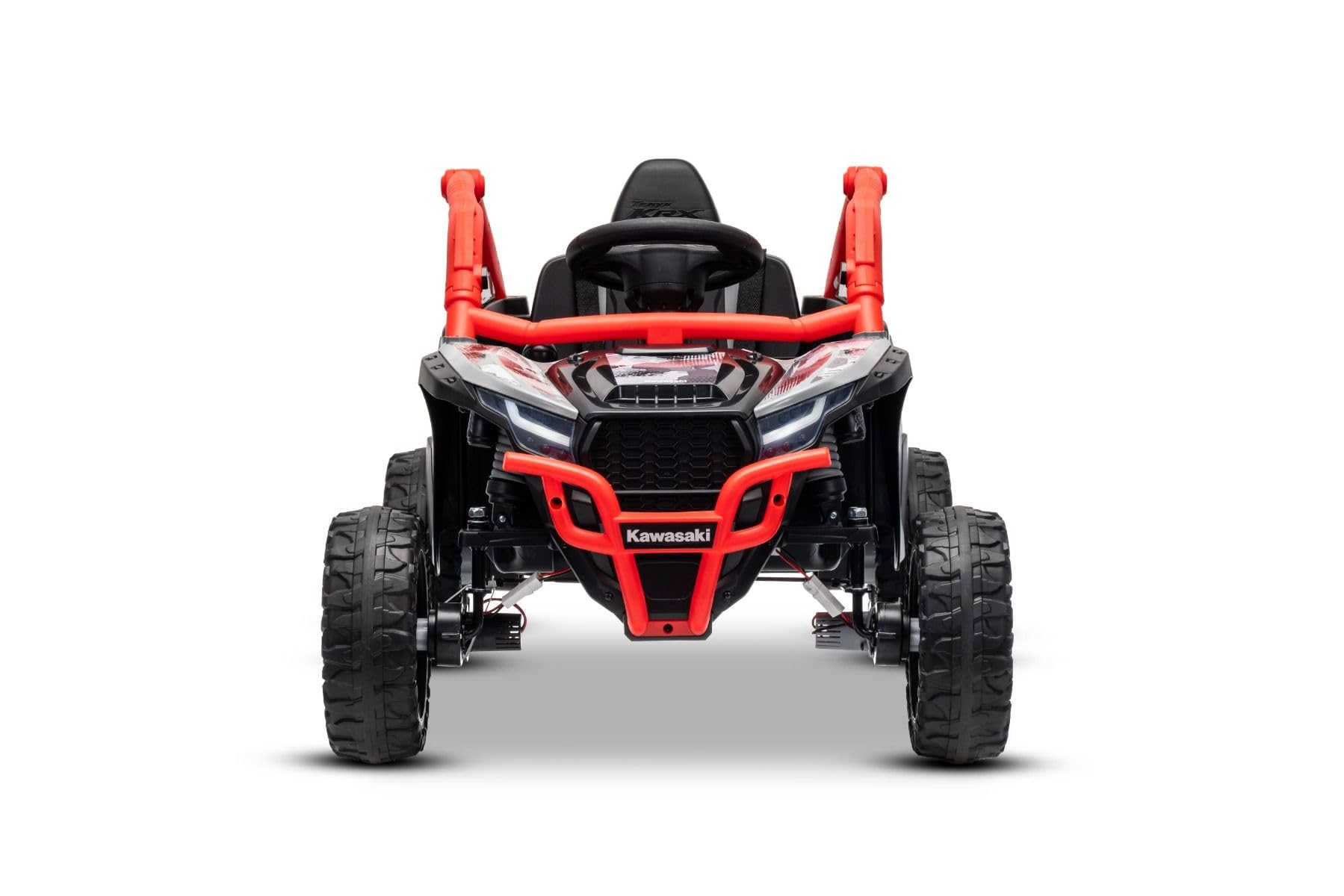 Kawasaki TERYX KRX 1000 12 V elektryczny samochód dziecięcy, jednoosobowy, zawieszenie tylnej osi, pilot zdalnego sterowania 2,4 GHz, akumulator litowy, 2 silniki 25 W, otwierane ramy ochronne