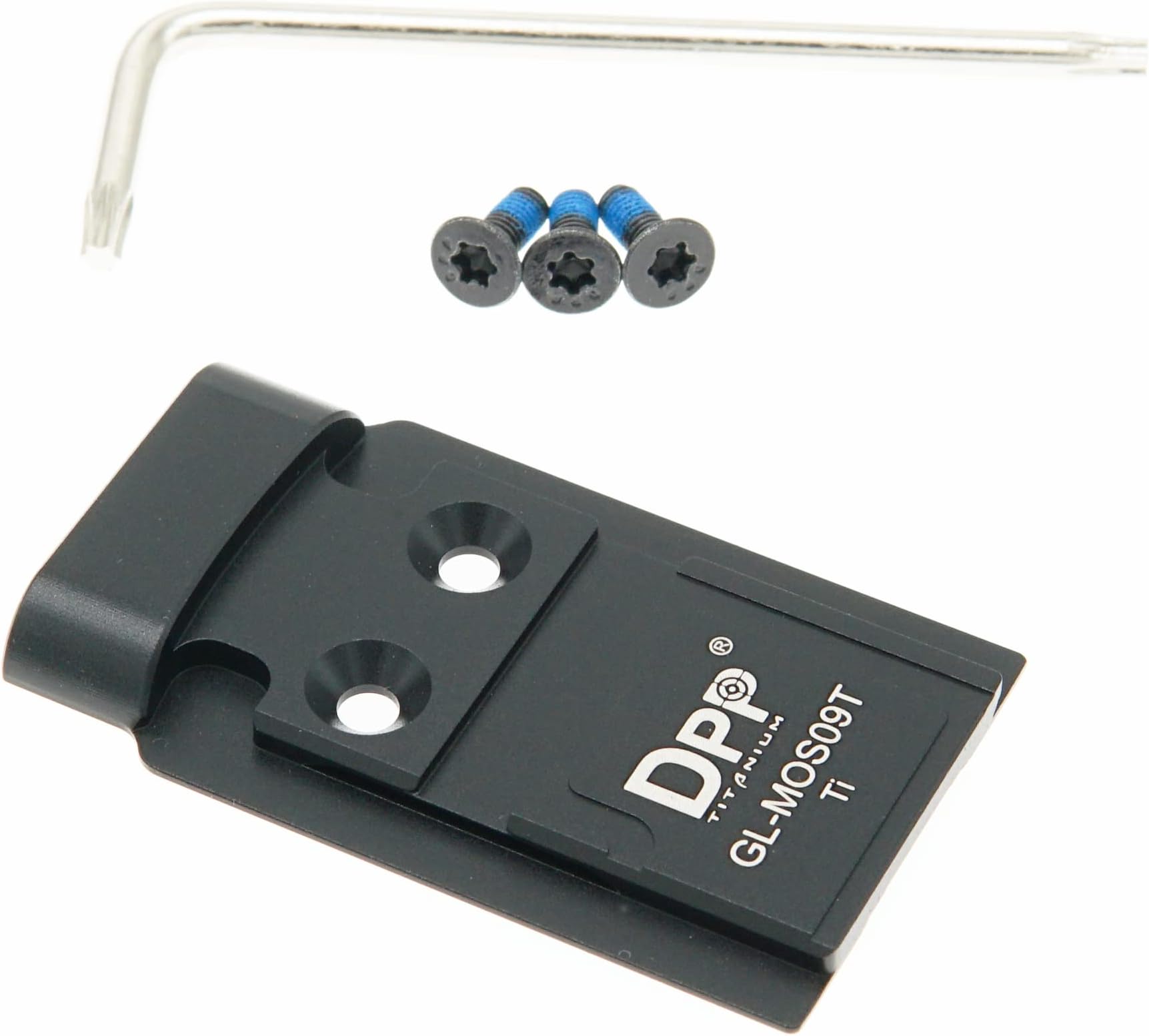 DPP Titanium Mount/Adapter Plate Compatible with Glock Gen 3 to Gen 5 17 19 MOS Holosun 509T