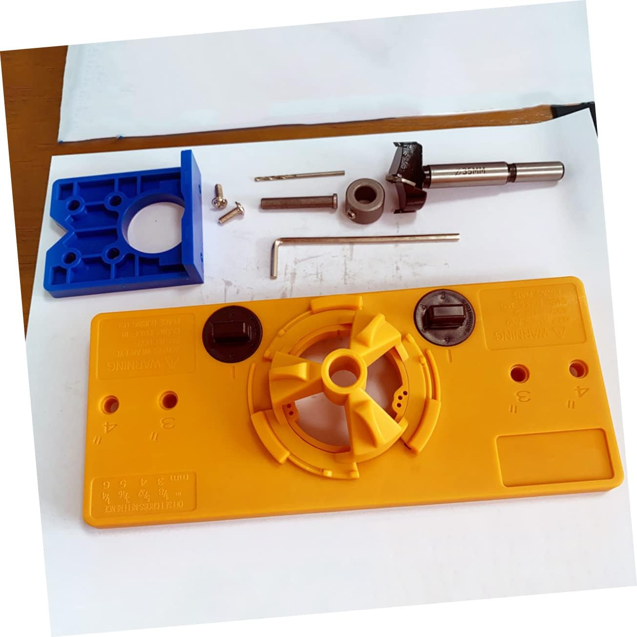 ARTIBETTER 1set Concealed Hinge Tool for Accurate Hinge Drilling Essential Woodworking for Cabinet Door Installation for Home Projects