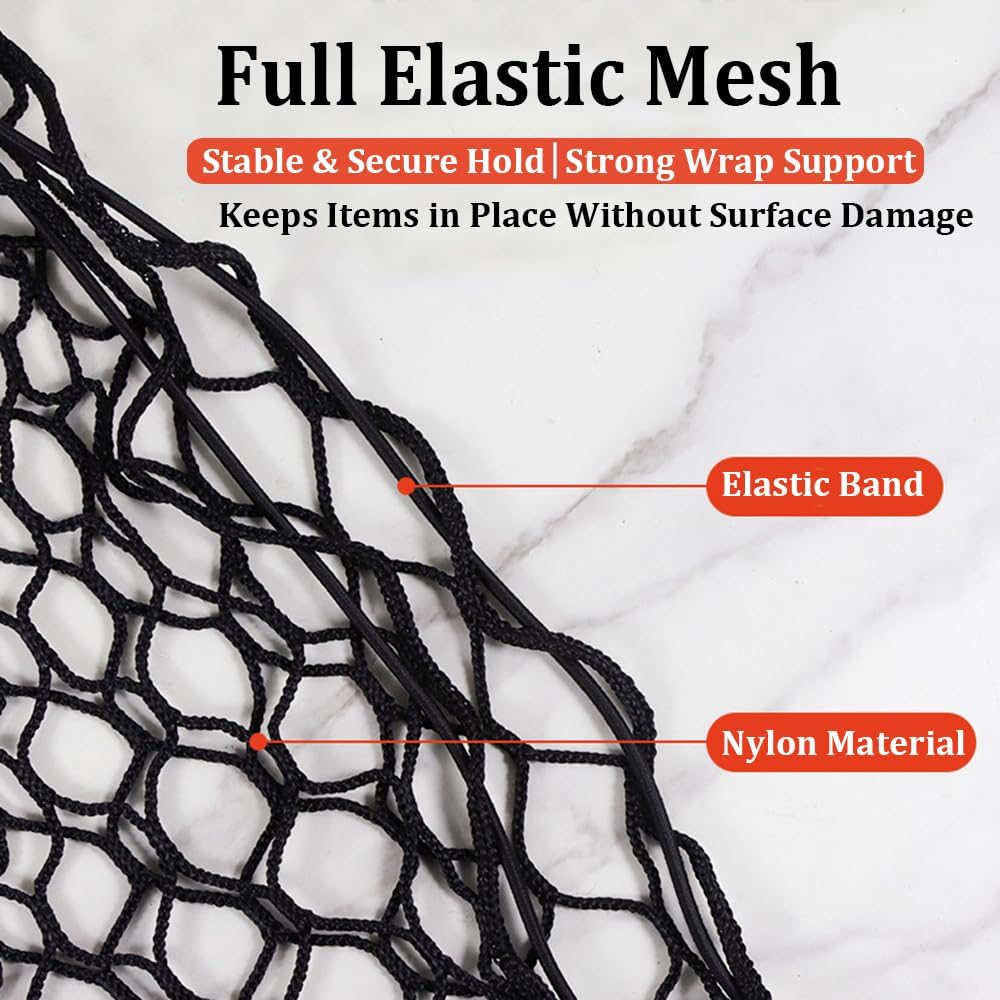 Dog Car Barrier for Rolls-Royce Ghost Extended Spectre, Durable Car Dog Back Seat Barrier Net, Mesh Pet Divider Storage Net, Breathable & Easy to Install, Travel Accessories