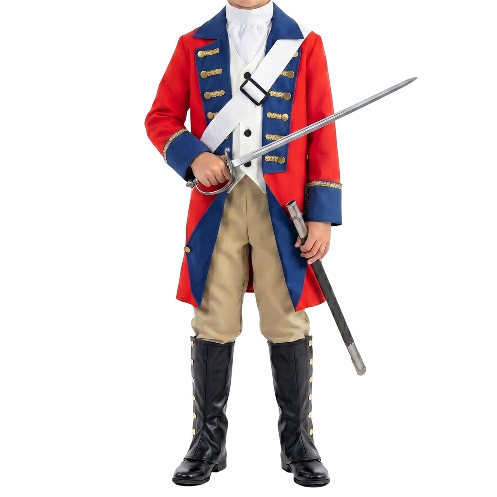 Redcoat-Kostüm & Verkleidung für Kinder Outfit zum Verkleiden bei