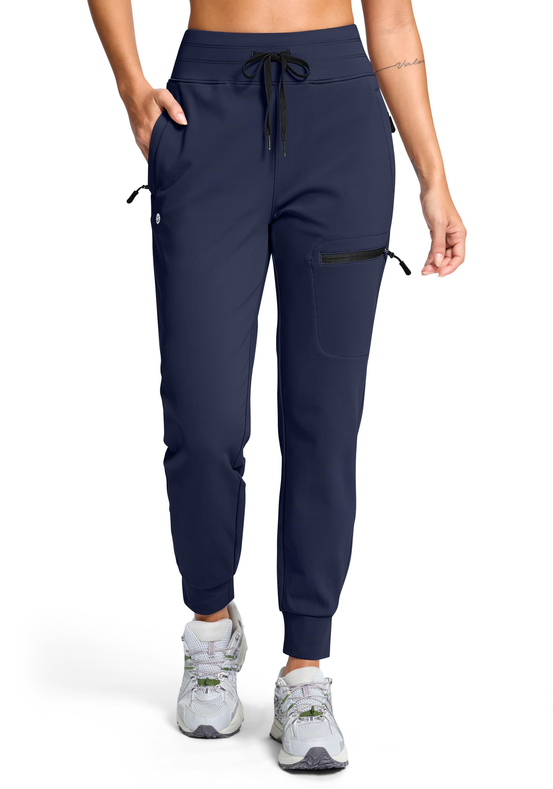G Gradual Women's Fleece Lined Joggers