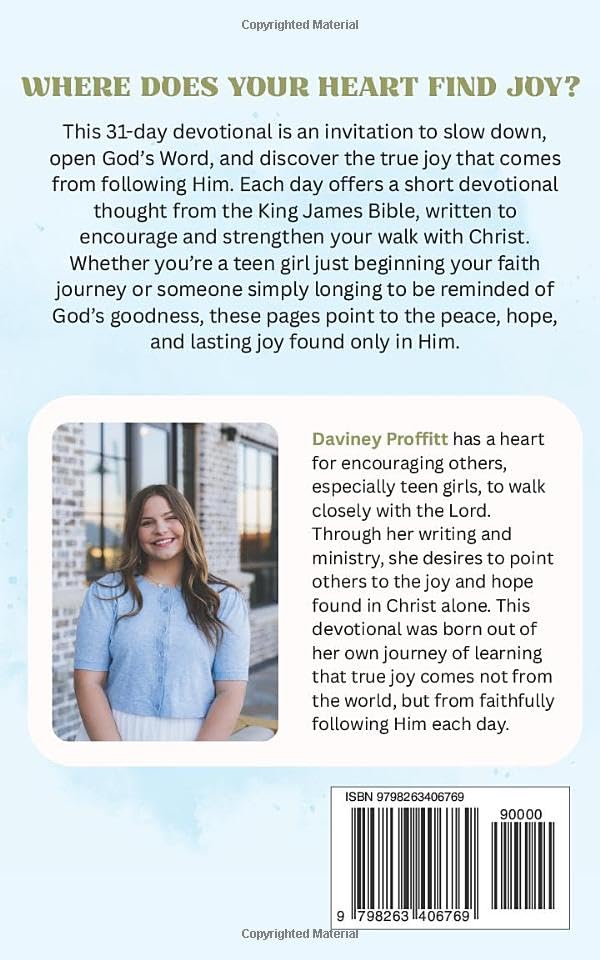 True Joy in Following Him: 31-day King James devotional - Image 2
