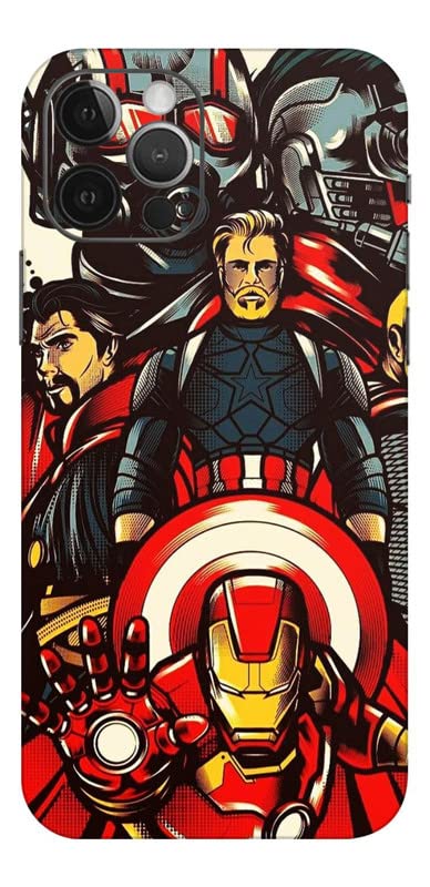 Image of Mobile Skin Sticker Compatible with Apple iPhone 12 Pro Skin Not Back Cover, Camera & Back Protector Mobile Skin Wrap; iPhone 12 PRO-KE-118