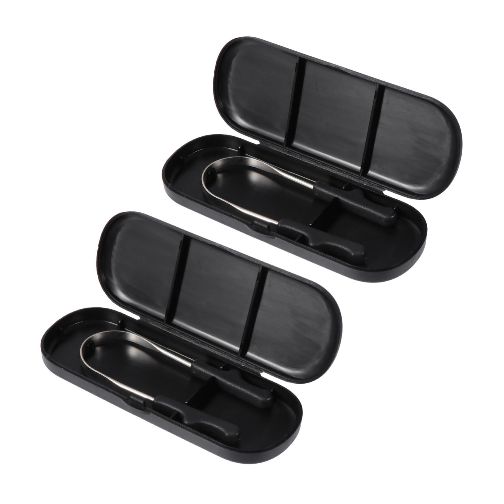 Gogogmee 2 Sets Chic Cleaners for Adults Stainless Steel Scrapers for Healthy Oral Care Scraper