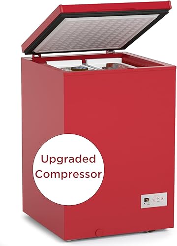 ADT Congelador de pecho de baja temperatura de 3.5 pies cúbicos para puerta superior independiente de 14 a -40 ADT Congelador de pecho de baja temperatura de 3.5 pies cúbicos para puerta superior independiente de 14 a -40