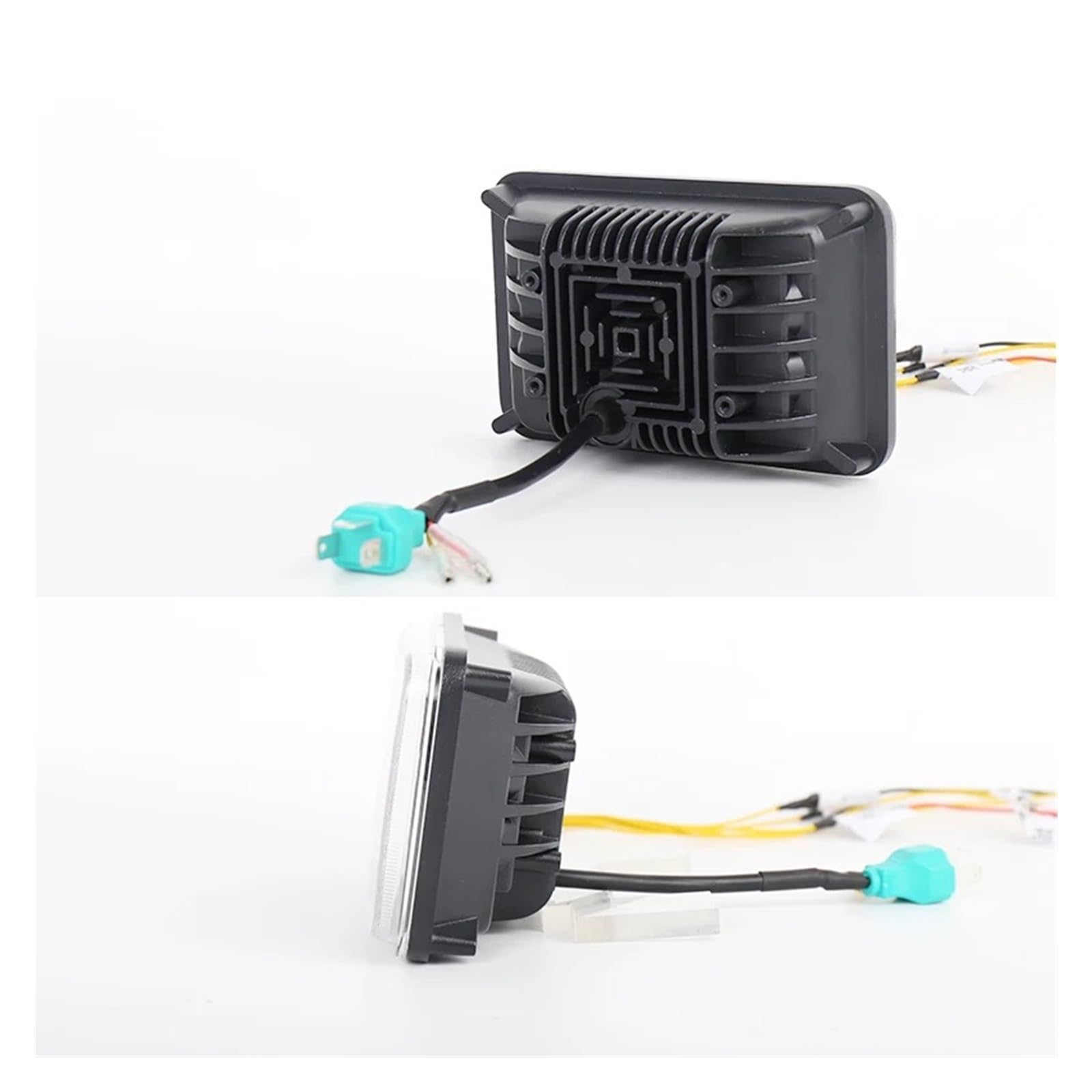 Pour Suzuki DRZ 1 Pièces DOT Noir Moto DRL Lampe 4X6 Phare LED Phare Universel Moto