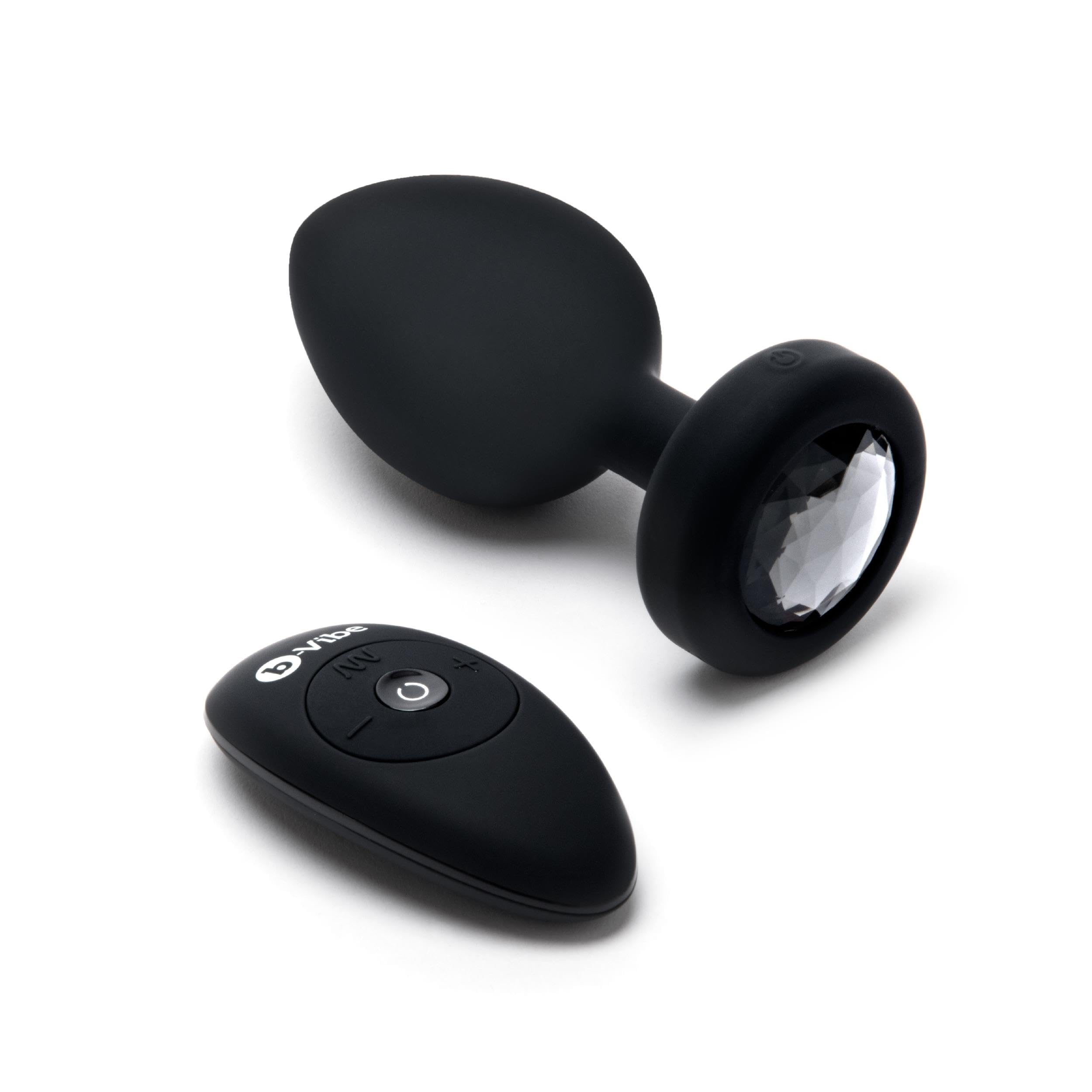 B-Vibe Vibrante Jewel Plug Xxl Black