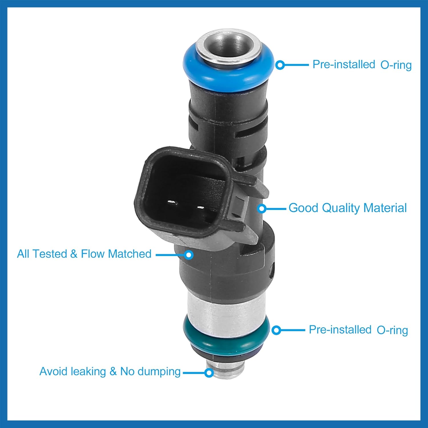 6pcs 0280158028 Fuel Injector for Dodge Charger 2006-2010 Magnum 2005-2008 for Chrysler Sebring 2004-2010 2.7L 3.5L Item Replacement