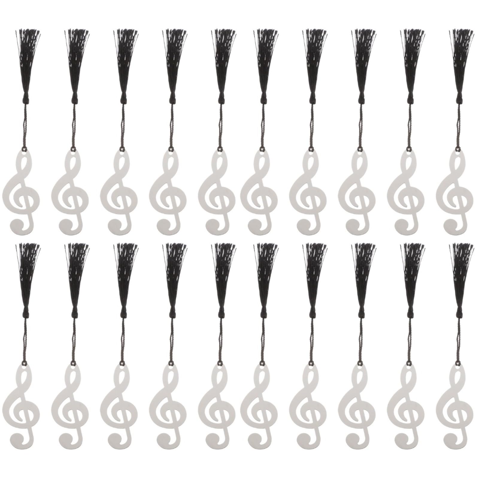 Lurrose 2 Sätze Arzt Hut Lesezeichen Musiknoten-lesezeichen Partygeschenke Gefälligkeiten Bookmarks Book Marks Schreibwaren Metall Material 10 Stück * 2