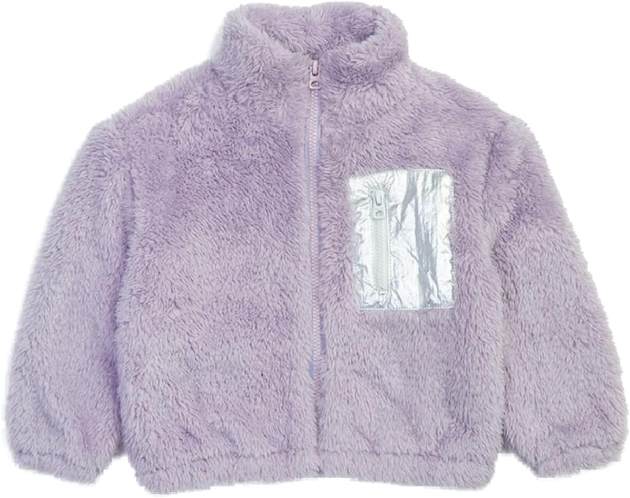 Splendid girls Faux Sherling Long Sleeve Jacket